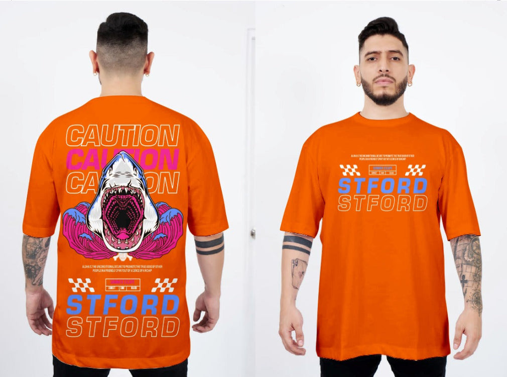 CAMISETA OVERSIZE 150GR SHARK ORANGE