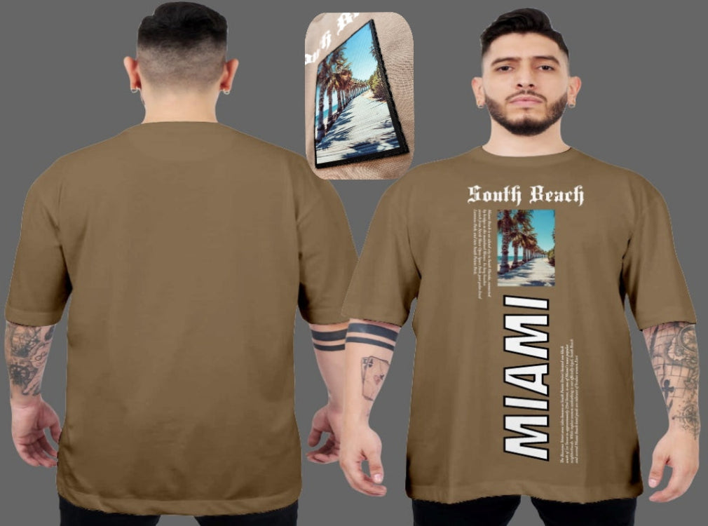 CAMISETA OVERSIZE 200GR PREMIUN MIAMI SOUTH BEACH