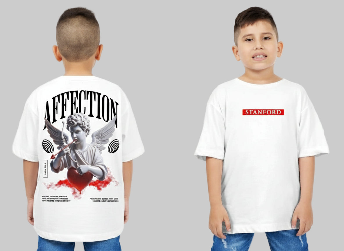 CAMISETA OVERSIZE AFECTION NIÑO