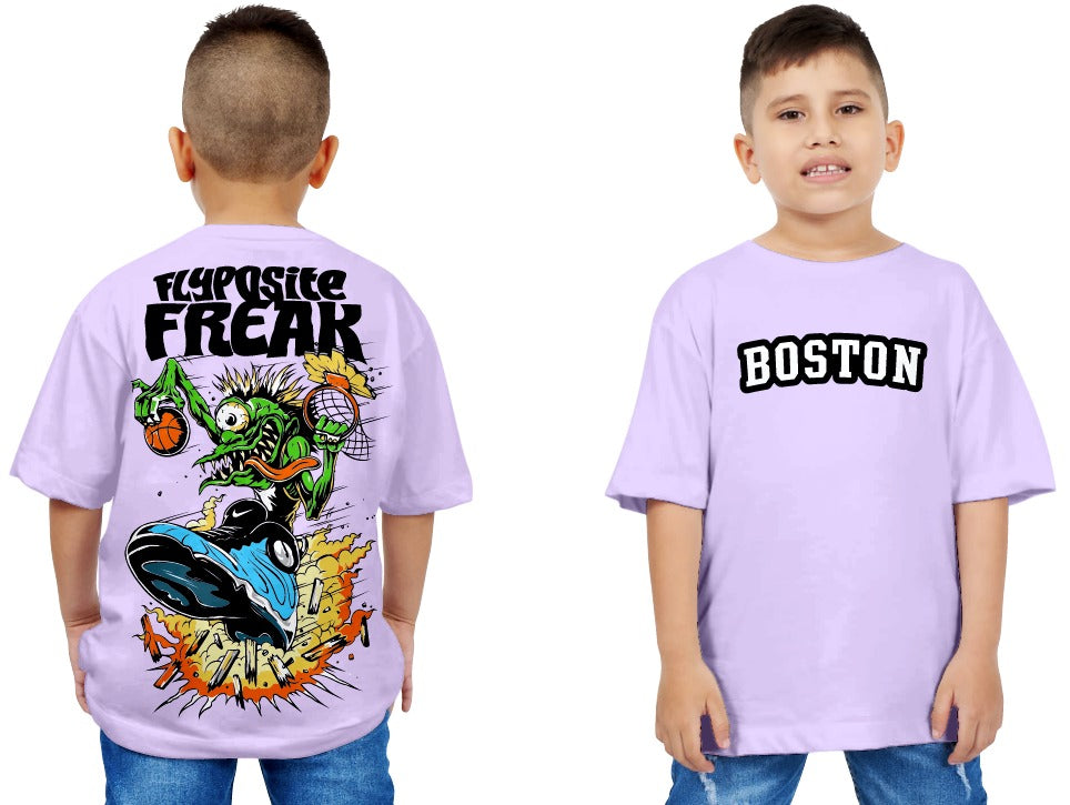 CAMISETA OVERSIZE BOSTON NIÑO