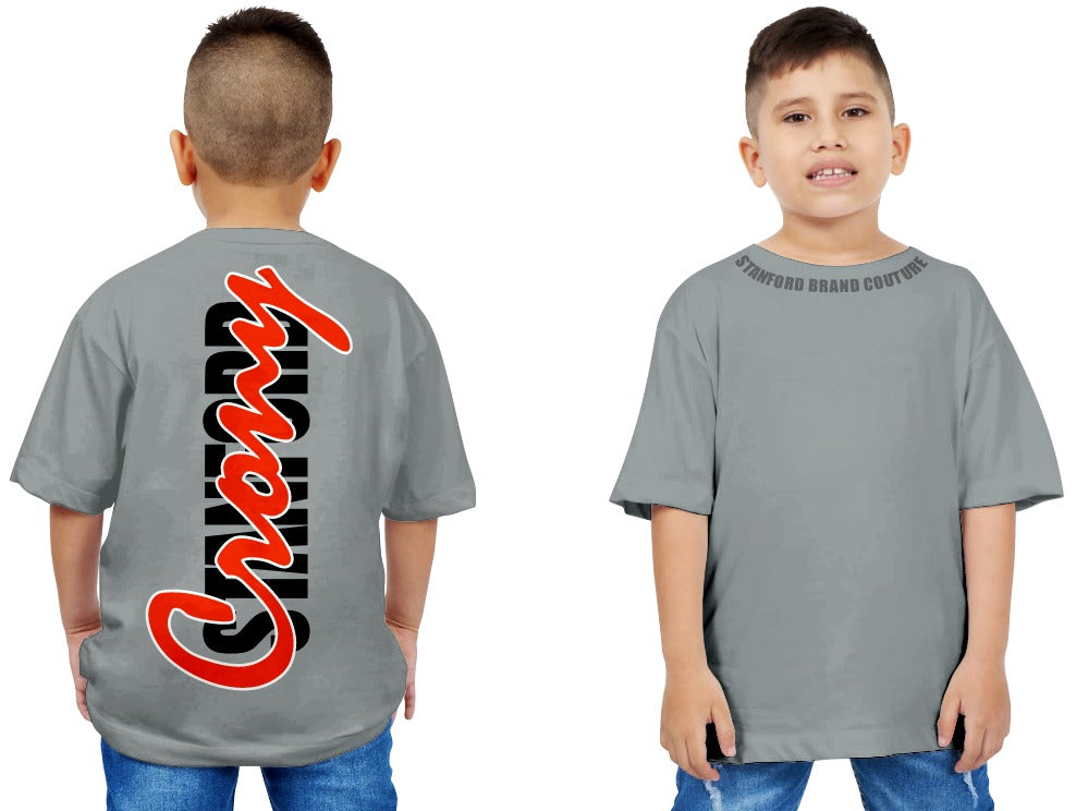 CAMISETA OVERSIZE CRAZY NIÑO