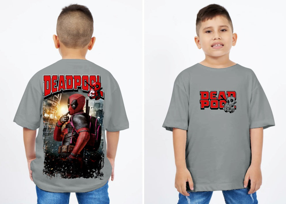 CAMISETA OVERSIZE DEAD POOL NIÑO