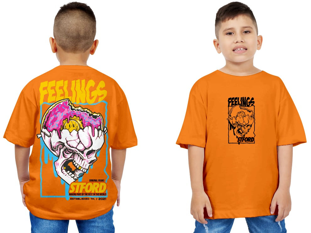 CAMISETA OVERSIZE FEELING NIÑO
