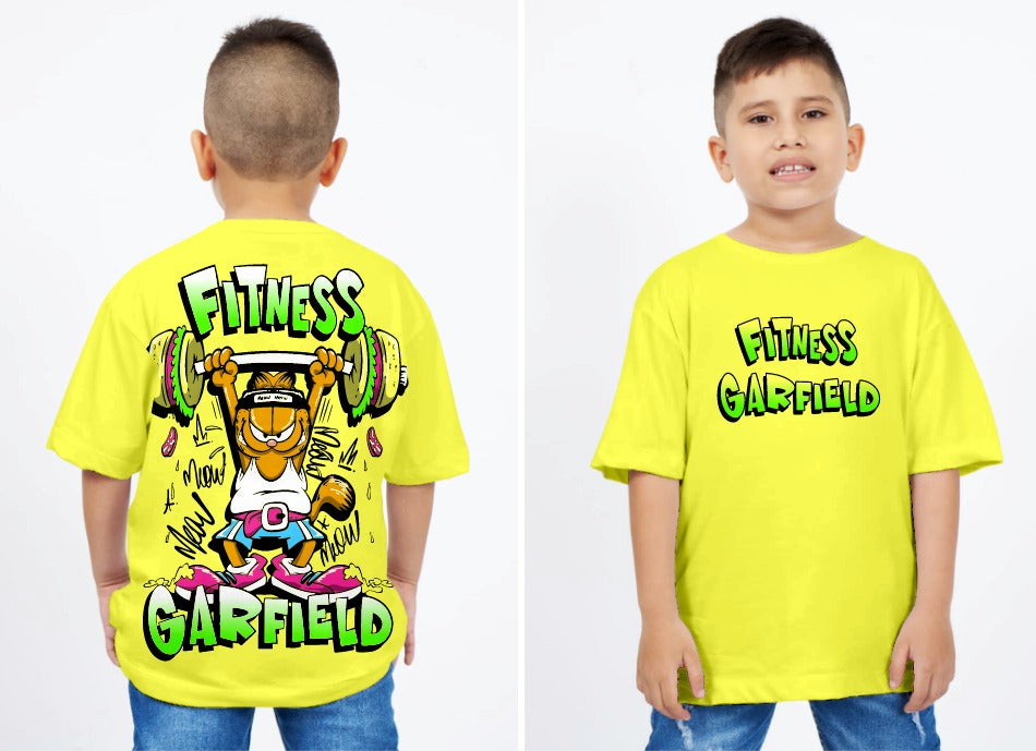 CAMISETA OVERSIZE GARFIELD NIÑO