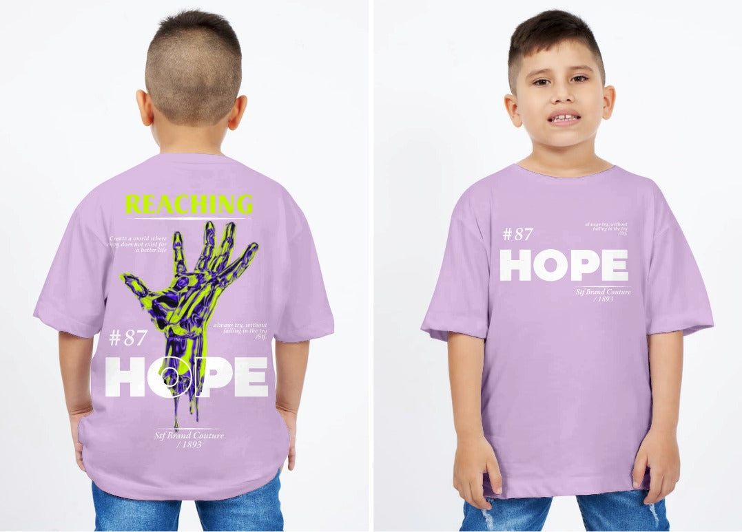 CAMISETA OVERSIZE HOPE NIÑO