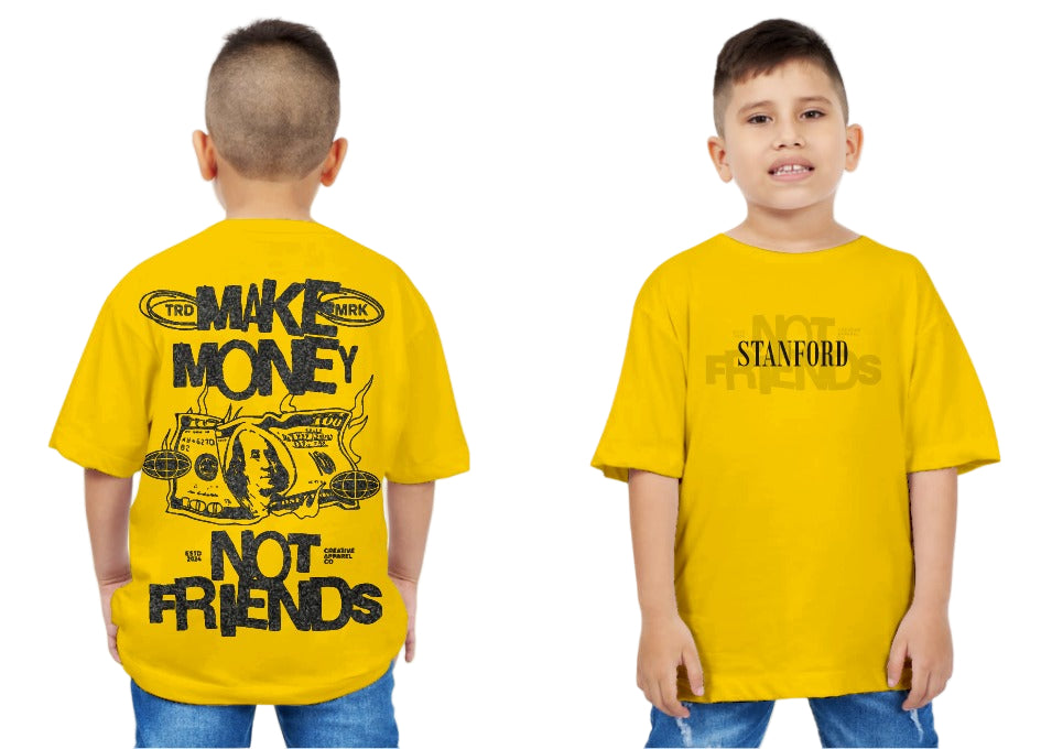 CAMISETA OVERSIZE MAKE MONEY NIÑO