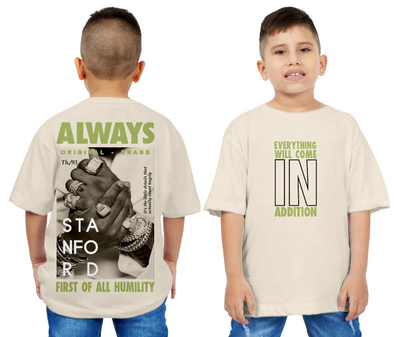 CAMISETA OVERSIZE NIÑO ALWAYS