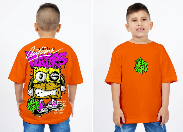 CAMISETA OVERSIZE PLAYES NIÑO