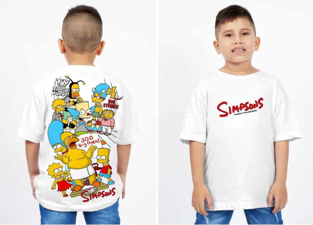 CAMISETA OVERSIZE SIMPSONS NIÑO