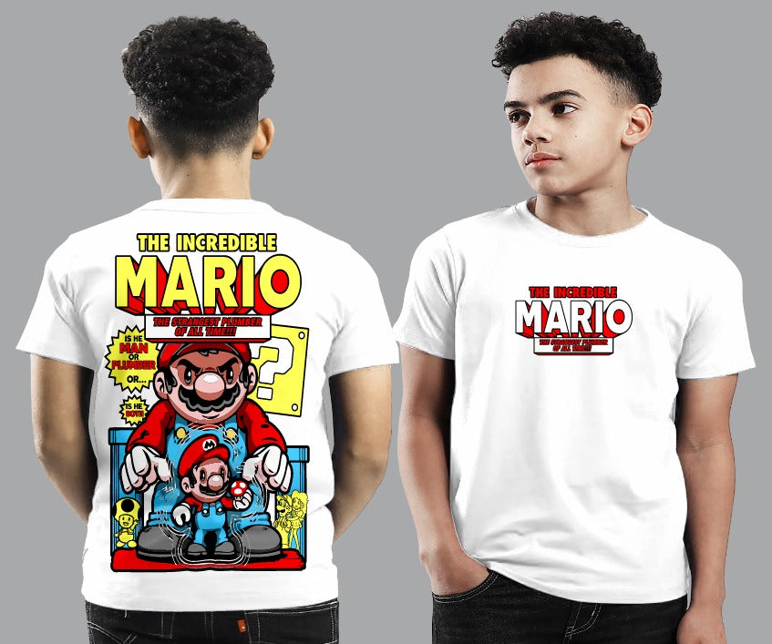 CAMISETA TRADICIONAL MARIO BROSS