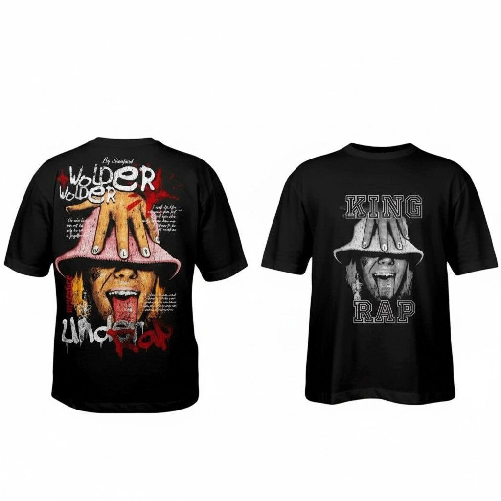 Camiseta oversize king rap 200gr