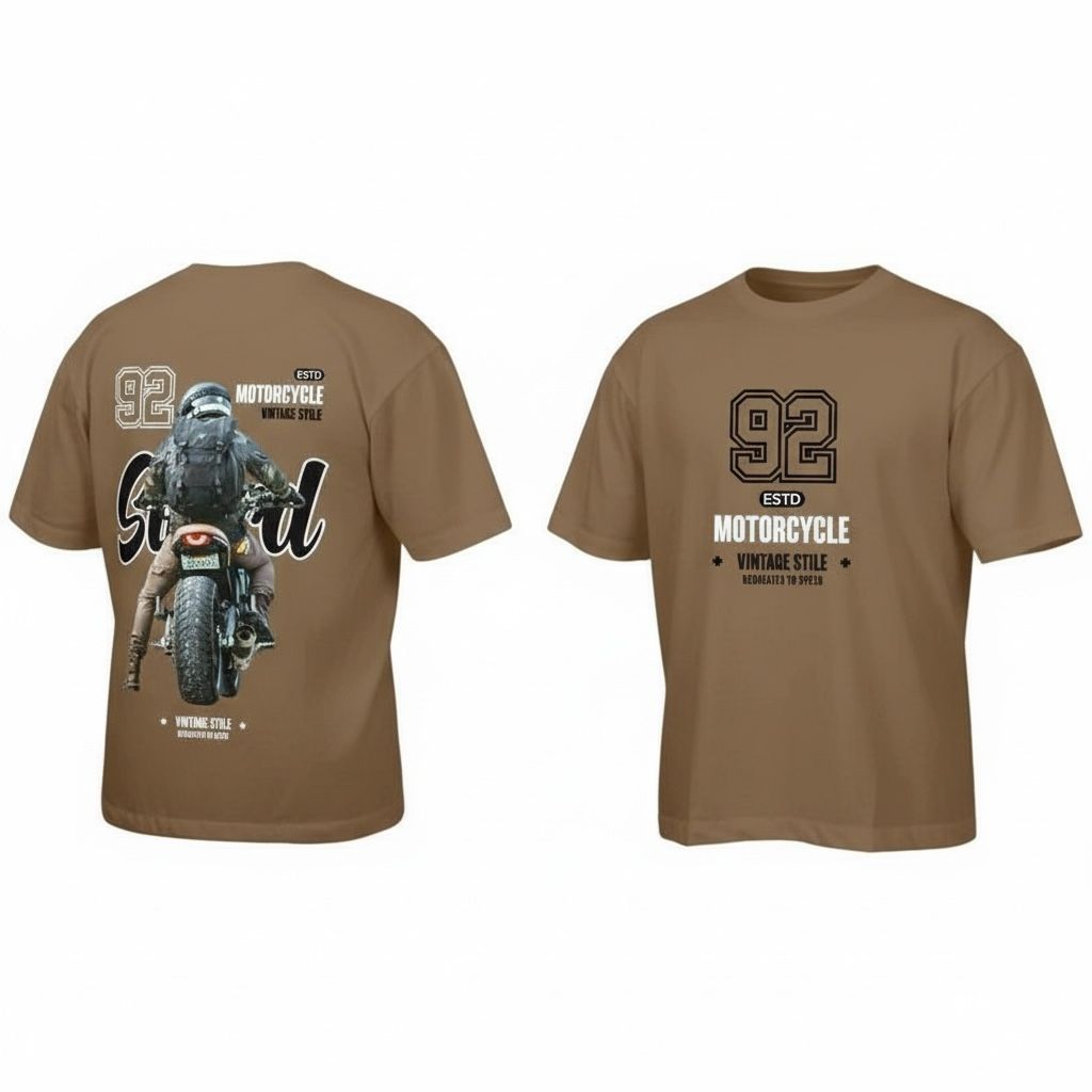Camiseta oversize motorcicle 200gr