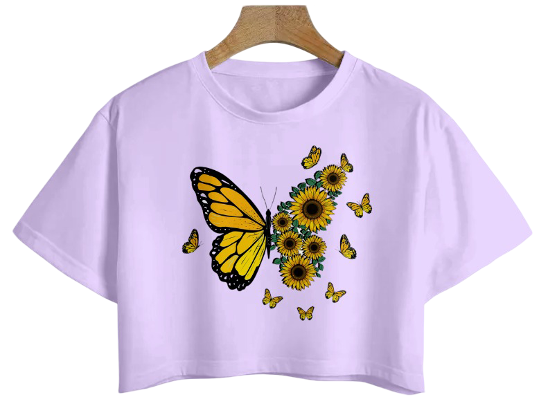 OVERSIZE CORTA MARIPOSA LILA (TALLA UNICA)