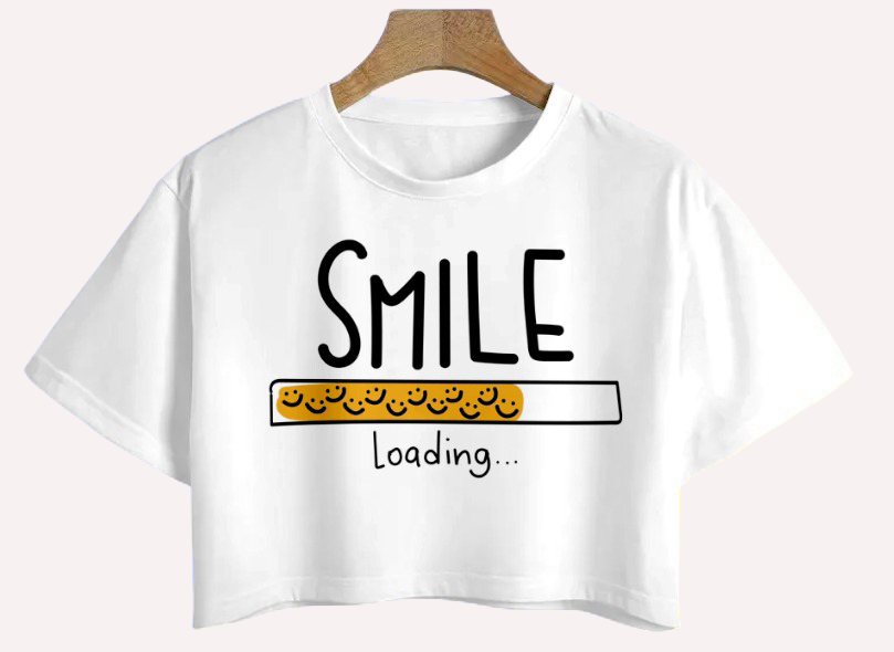 OVERSIZE CORTA SMILE WHITE (TALLA UNICA)