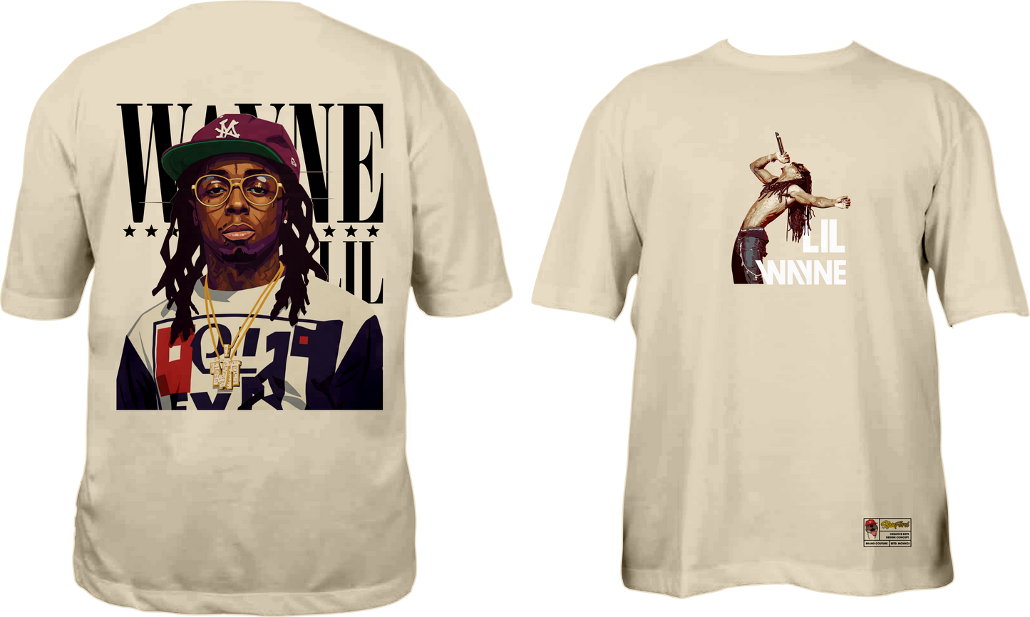 CAMISETA OVERSIZE 200GR PREMIUN LIL WAYNE