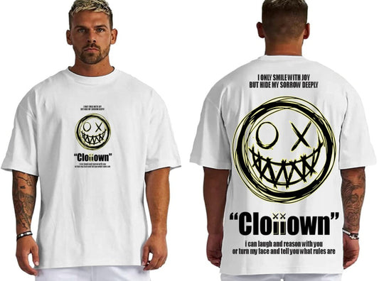 CAMISETA OVERSIZE 150GR WHITE CLOIIOWN