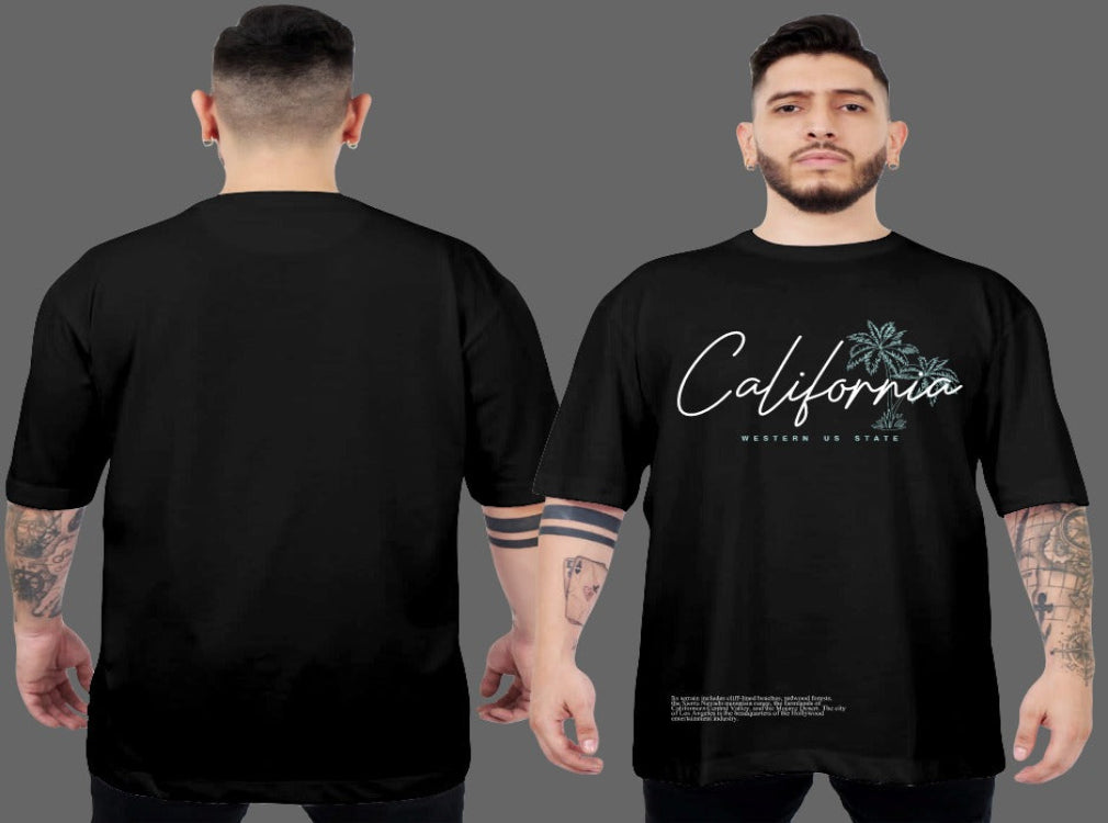 CAMISETA OVERSIZE 200GR PREMIUN BK CALIFORNIA