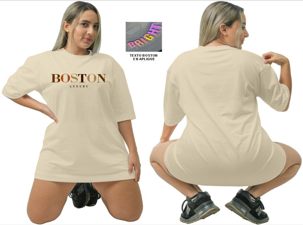 CAMISETA OVERSIZE 200GR PREMIUN BOSTON