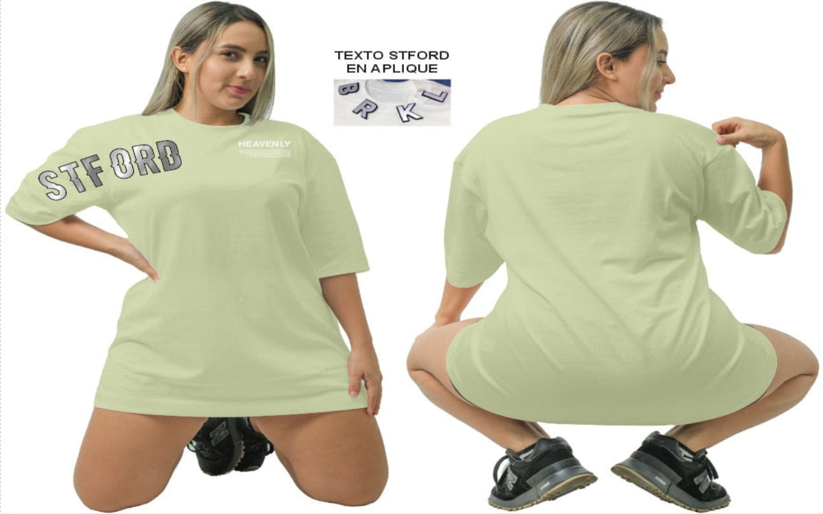 CAMISETA OVERSIZE 200GR PREMIUN STFORD APLIQUE