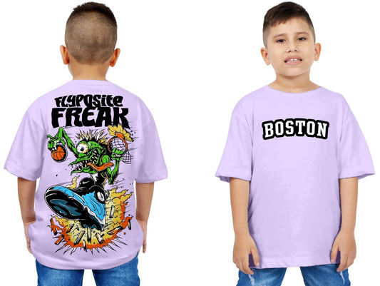 CAMISETA OVERSIZE BOSTON NIÑO