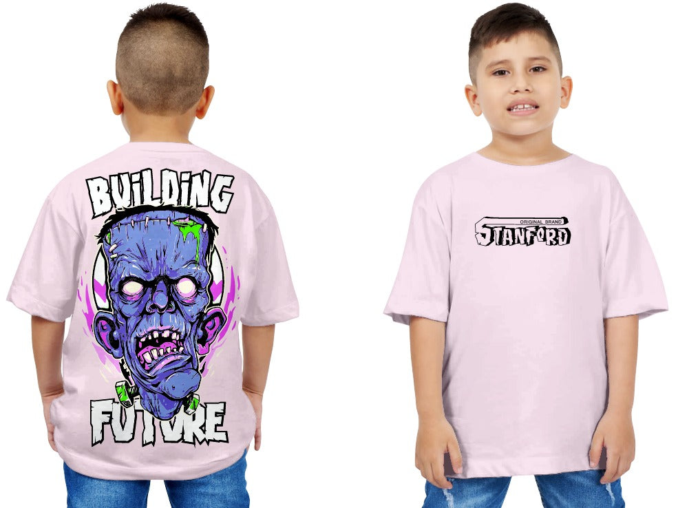 CAMISETA OVERSIZE BUILDING  NIÑO