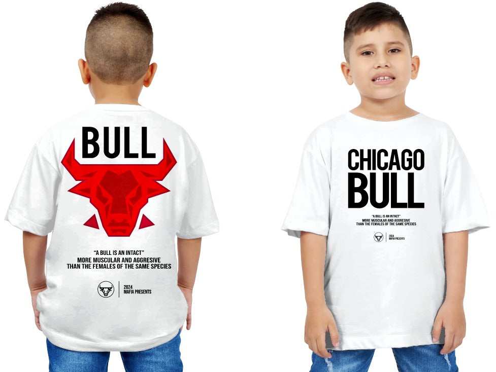 CAMISETA OVERSIZE  CHICAGO BULL NIÑO