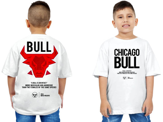 CAMISETA OVERSIZE  CHICAGO BULL NIÑO