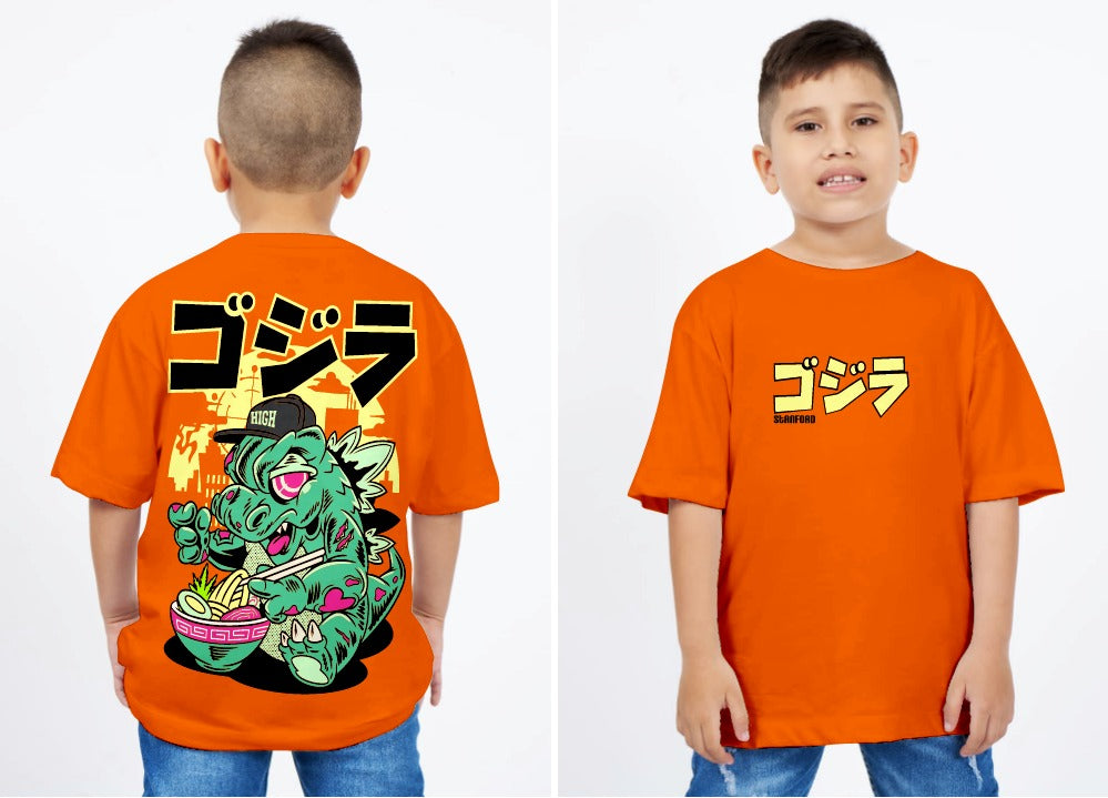 CAMISETA OVERSIZE DINO NIÑO