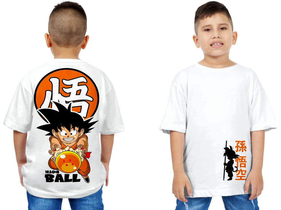 CAMISETA OVERSIZE DRAGON BALL NIÑO
