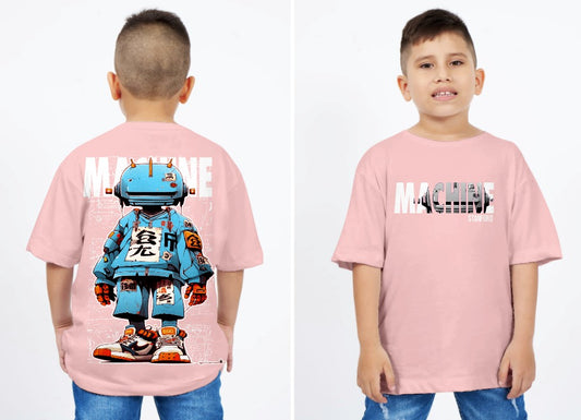 CAMISETA OVERSIZE MACHINE NIÑO
