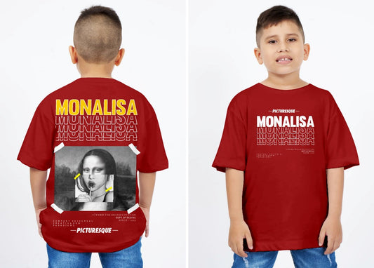 CAMISETA OVERSIZE MONA LISA NIÑO