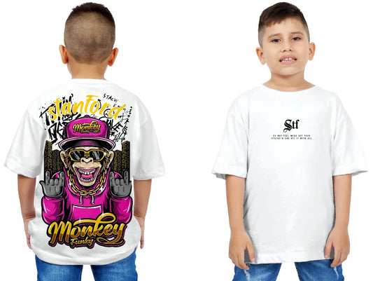 CAMISETA OVERSIZE MONKEY NIÑO