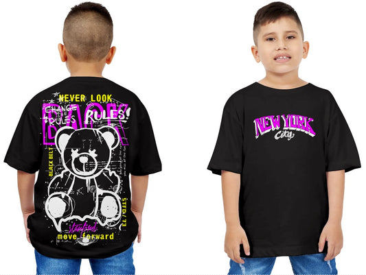 CAMISETA OVERSIZE NEVER LOOK NIÑO