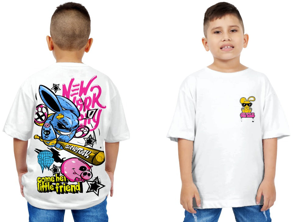 CAMISETA OVERSIZE NEW NIÑO
