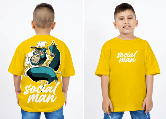 CAMISETA OVERSIZE SOCIAL MIND NIÑO