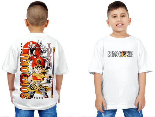 CAMISETA OVERSIZE SON GOKU NIÑO