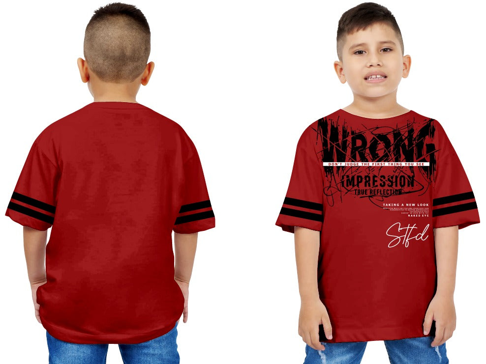 CAMISETA OVERSIZE WRONG NIÑO