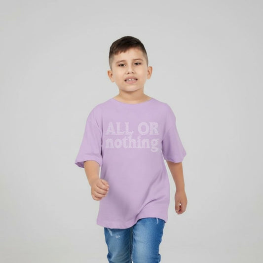 Camiseta oversize all or nothing