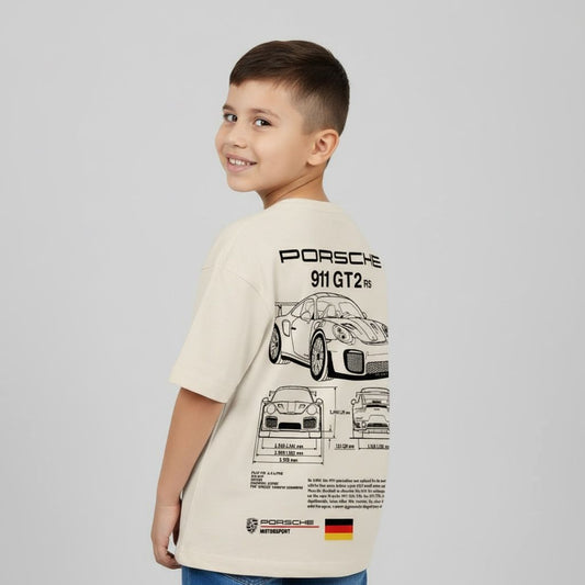 Camiseta oversize porsche
