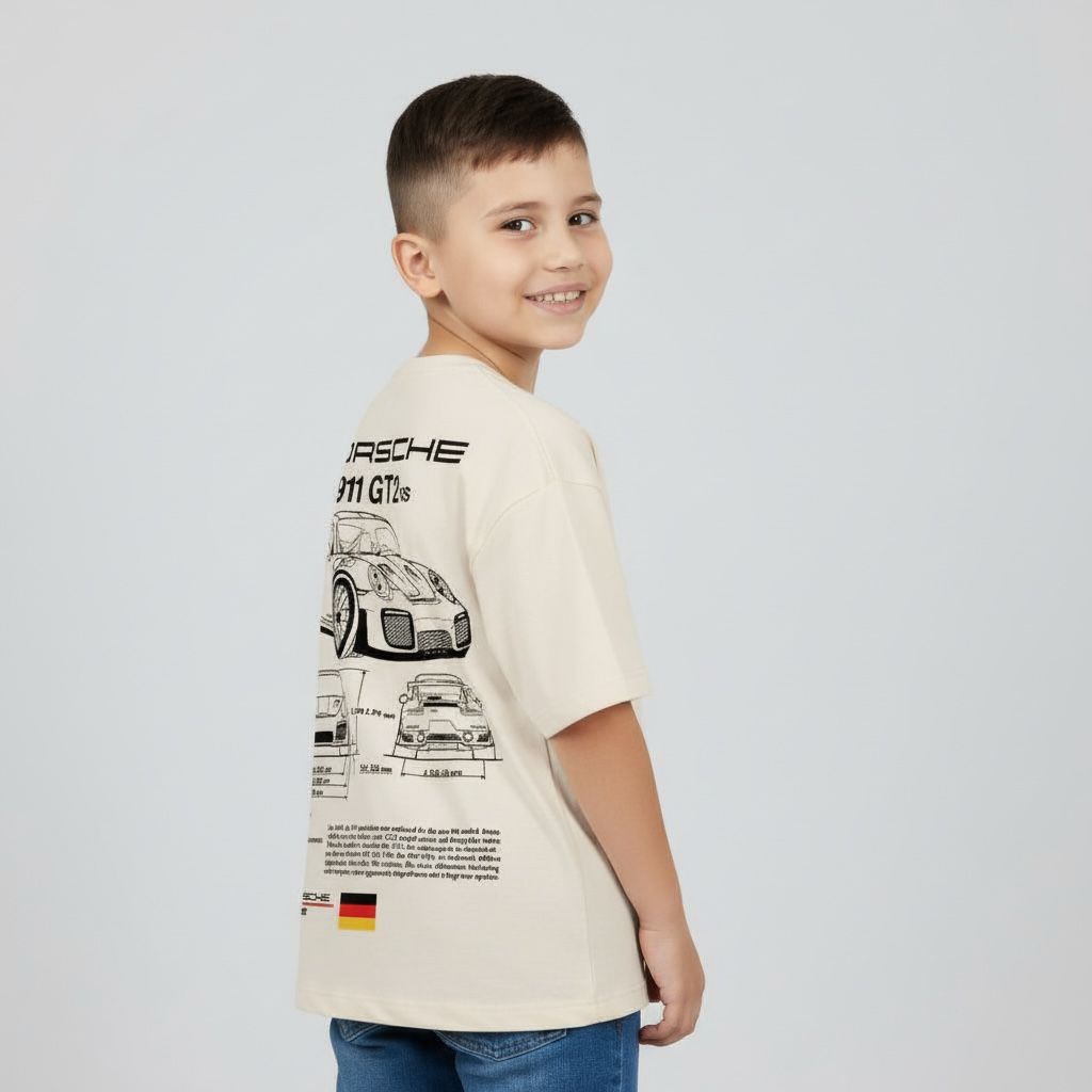 Camiseta oversize porsche