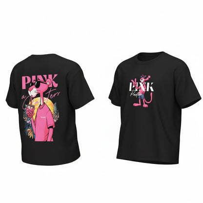 Camiseta oversize pink panter 200gr