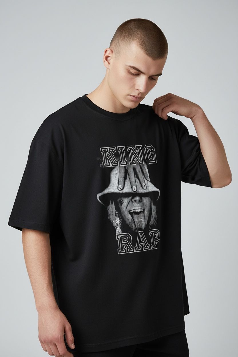 Camiseta oversize king rap 200gr