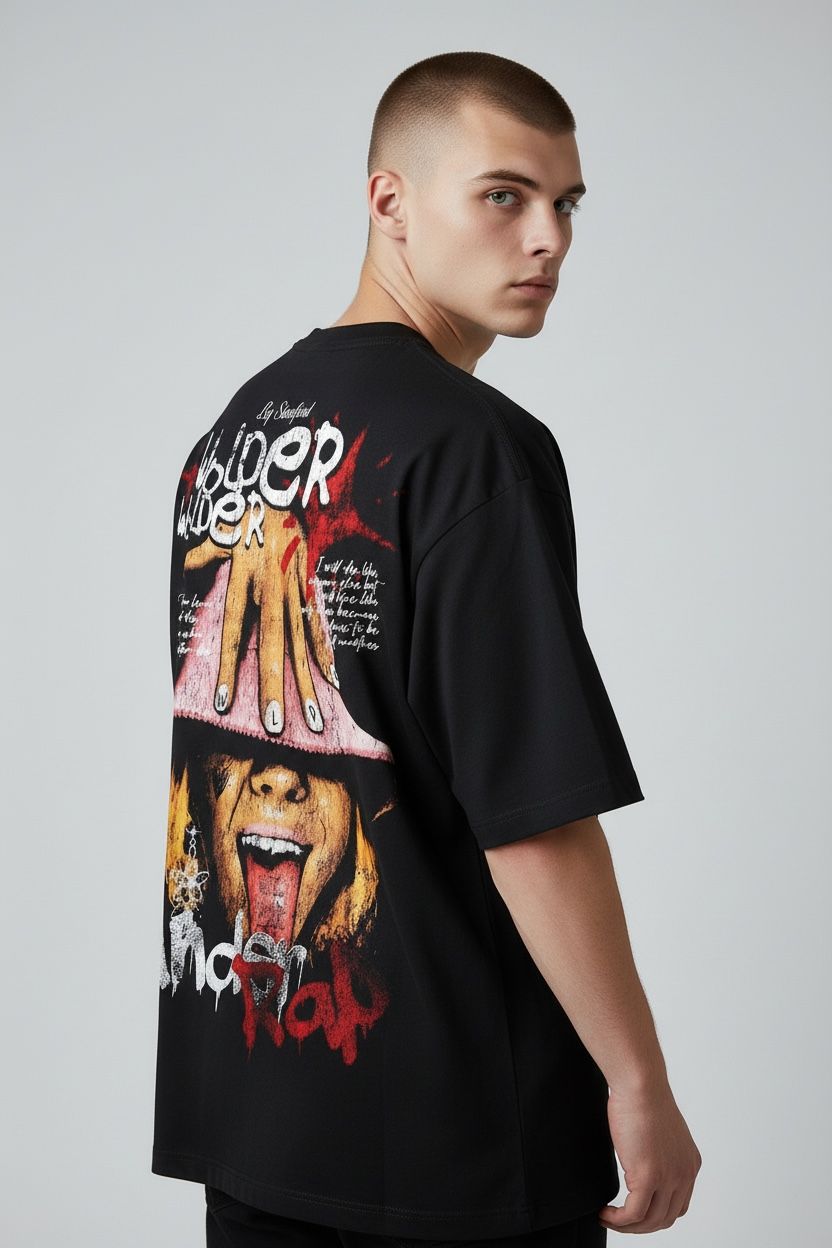 Camiseta oversize king rap 200gr