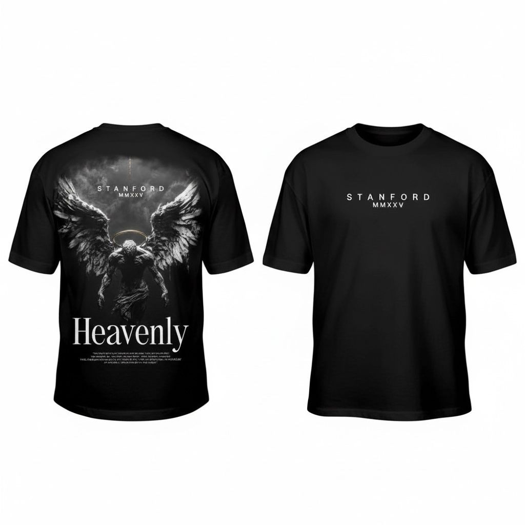 Camiseta oversize angel  200gr