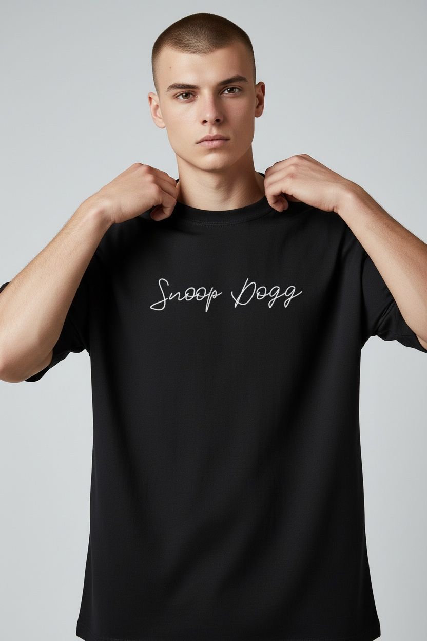 Camiseta oversize snoop dog 200gr