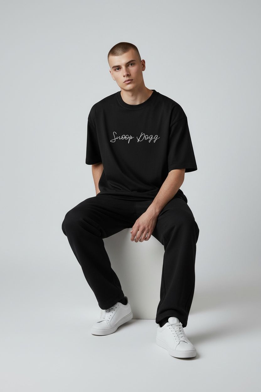 Camiseta oversize snoop dog 200gr