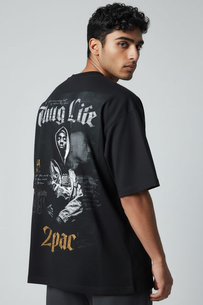Camiseta oversize 2pac 200gr