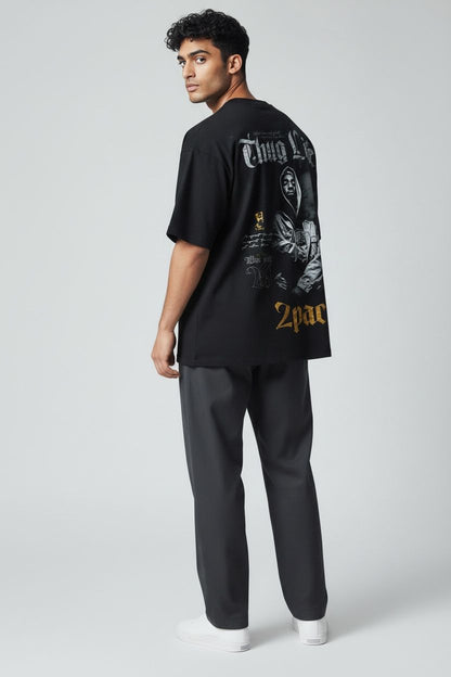 Camiseta oversize 2pac 200gr
