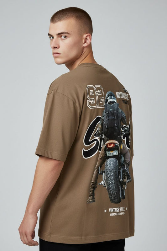 Camiseta oversize  motorcicle 200gr