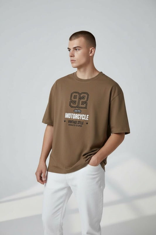 Camiseta oversize  motorcicle 200gr